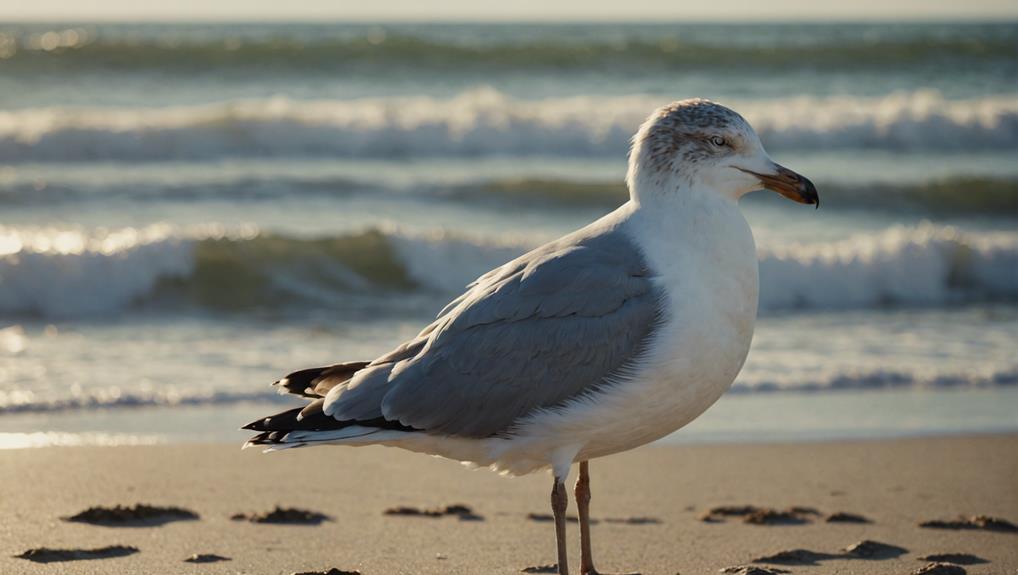 seagull behavior head bowing